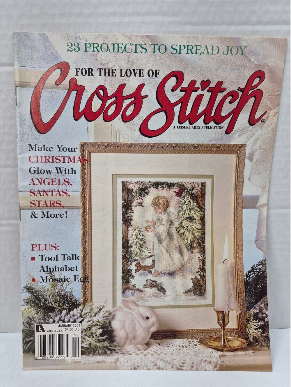 For the Love of Cross Stitch January 2001 - 23 Christmas n Holiday Projects J283